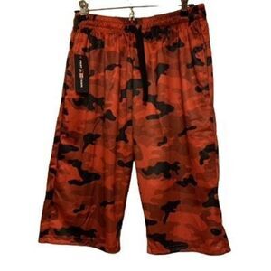 Pfat Farm Size Medium Red Camouflage Shorts *New*